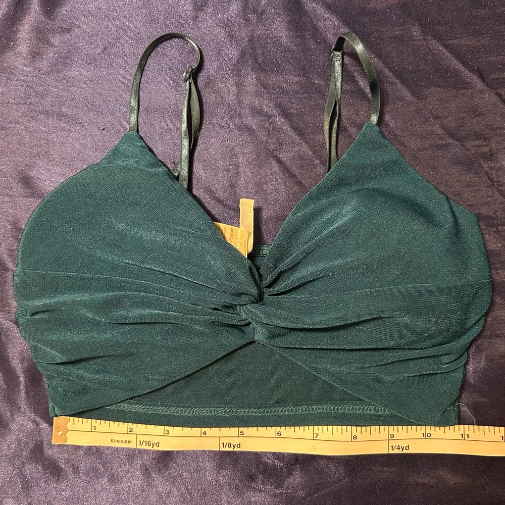Dark Turquoise Twist Cami